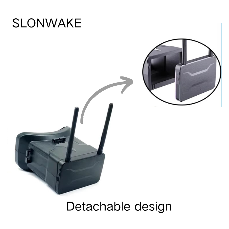5.8G FPV Goggles 4.3 Inch 480* - đánh giá và giá Drone Racing Battery
